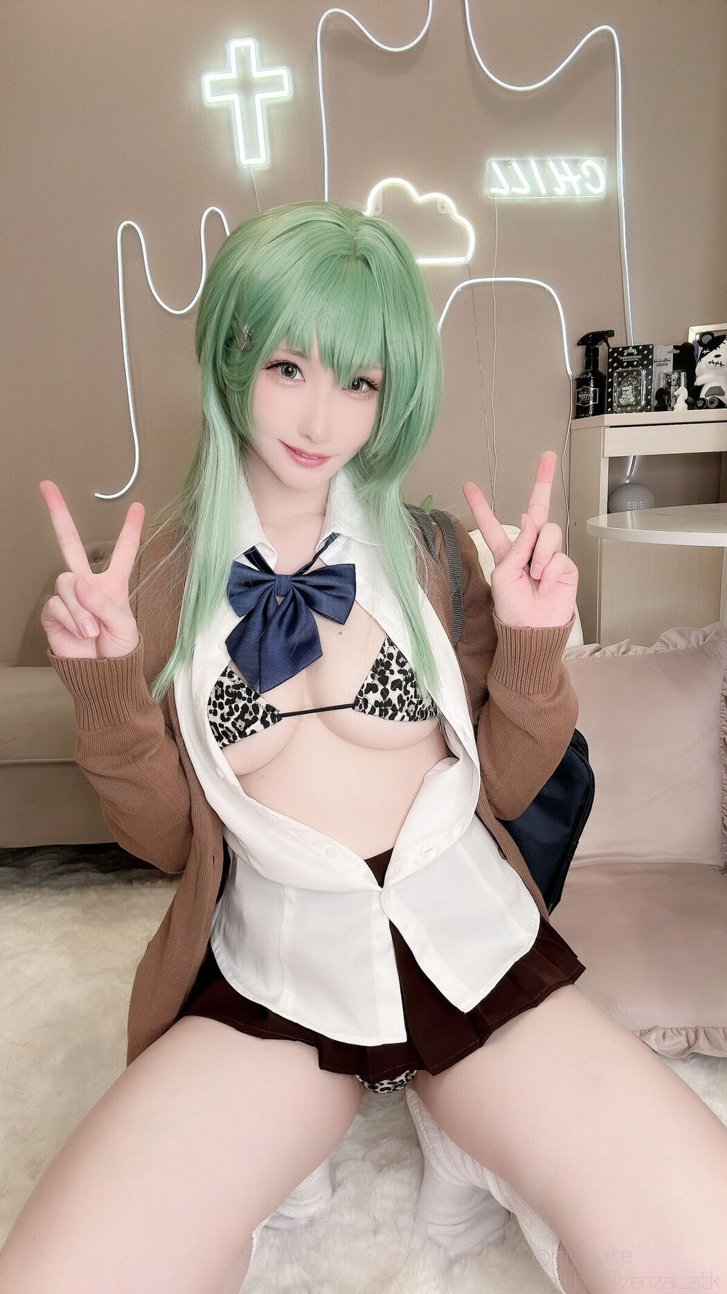 Coser@あつき Atsuki &#8211; Gal Suzuya Selfie ギャル鈴谷自撮り Part05 (60P)
