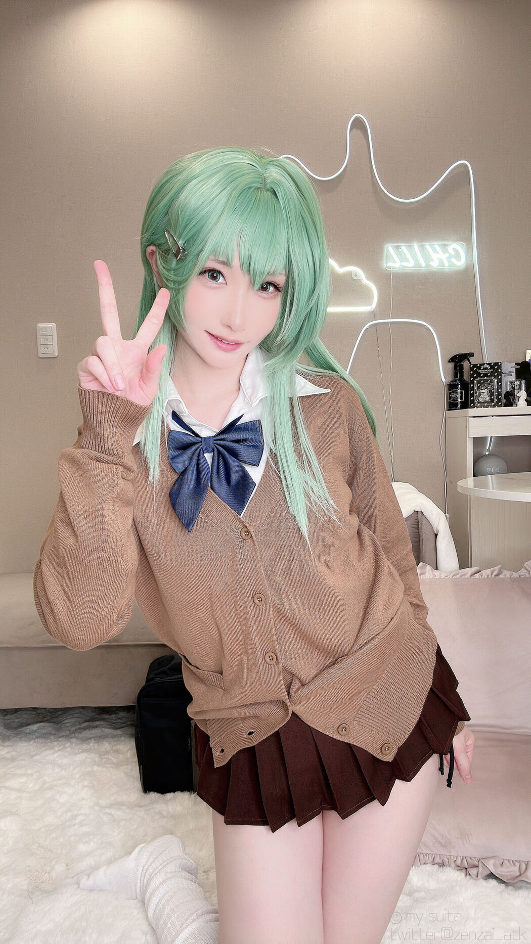 Coser@あつき Atsuki &#8211; Gal Suzuya Selfie ギャル鈴谷自撮り Part03 (61P)