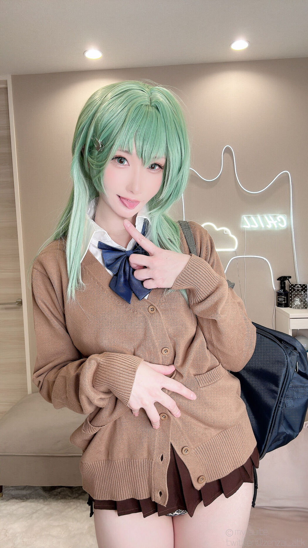 Coser@あつき Atsuki &#8211; Gal Suzuya Selfie ギャル鈴谷自撮り Part04 (61P)