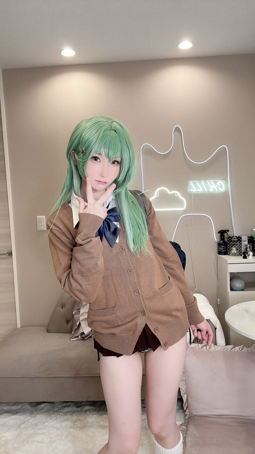 Coser@あつき Atsuki &#8211; Gal Suzuya Selfie ギャル鈴谷自撮り Part03 (61P)