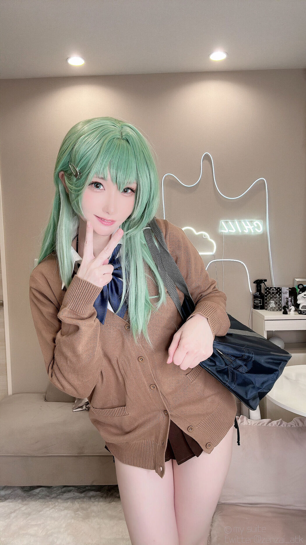 Coser@あつき Atsuki &#8211; Gal Suzuya Selfie ギャル鈴谷自撮り Part04 (61P)