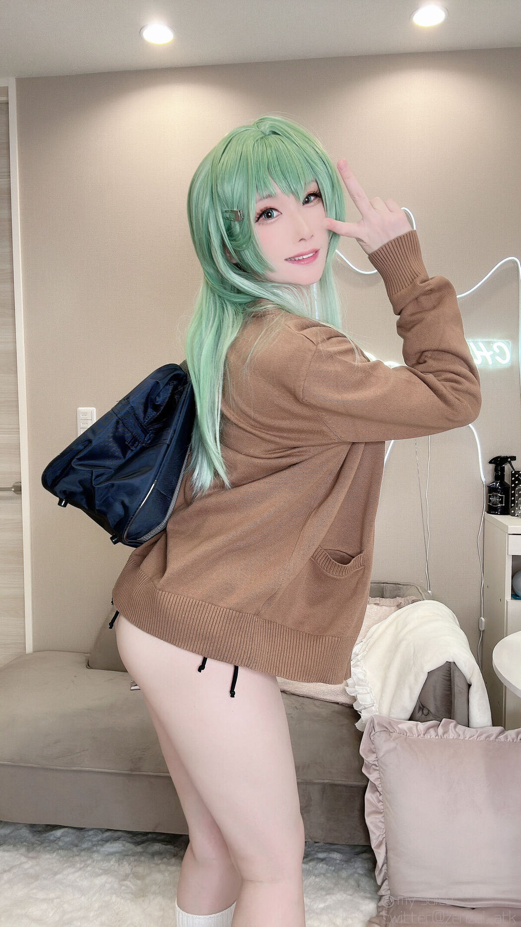 Coser@あつき Atsuki &#8211; Gal Suzuya Selfie ギャル鈴谷自撮り Part04 (61P)