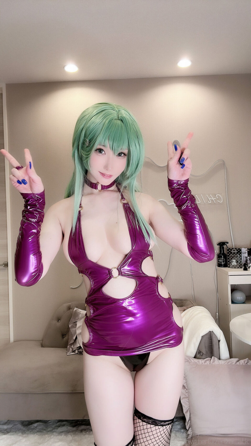 Coser@あつき Atsuki &#8211; Gal Suzuya Selfie ギャル鈴谷自撮り Part02 (61P)