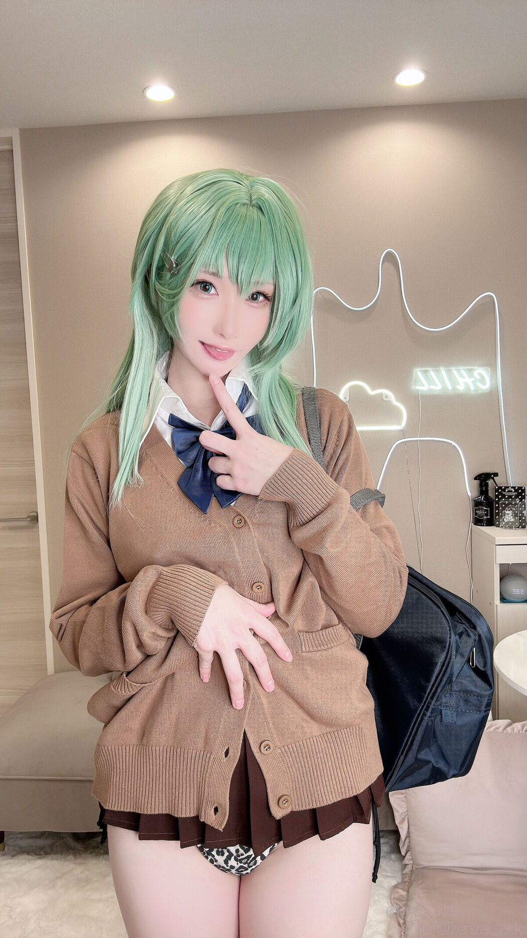 Coser@あつき Atsuki &#8211; Gal Suzuya Selfie ギャル鈴谷自撮り Part03 (61P)