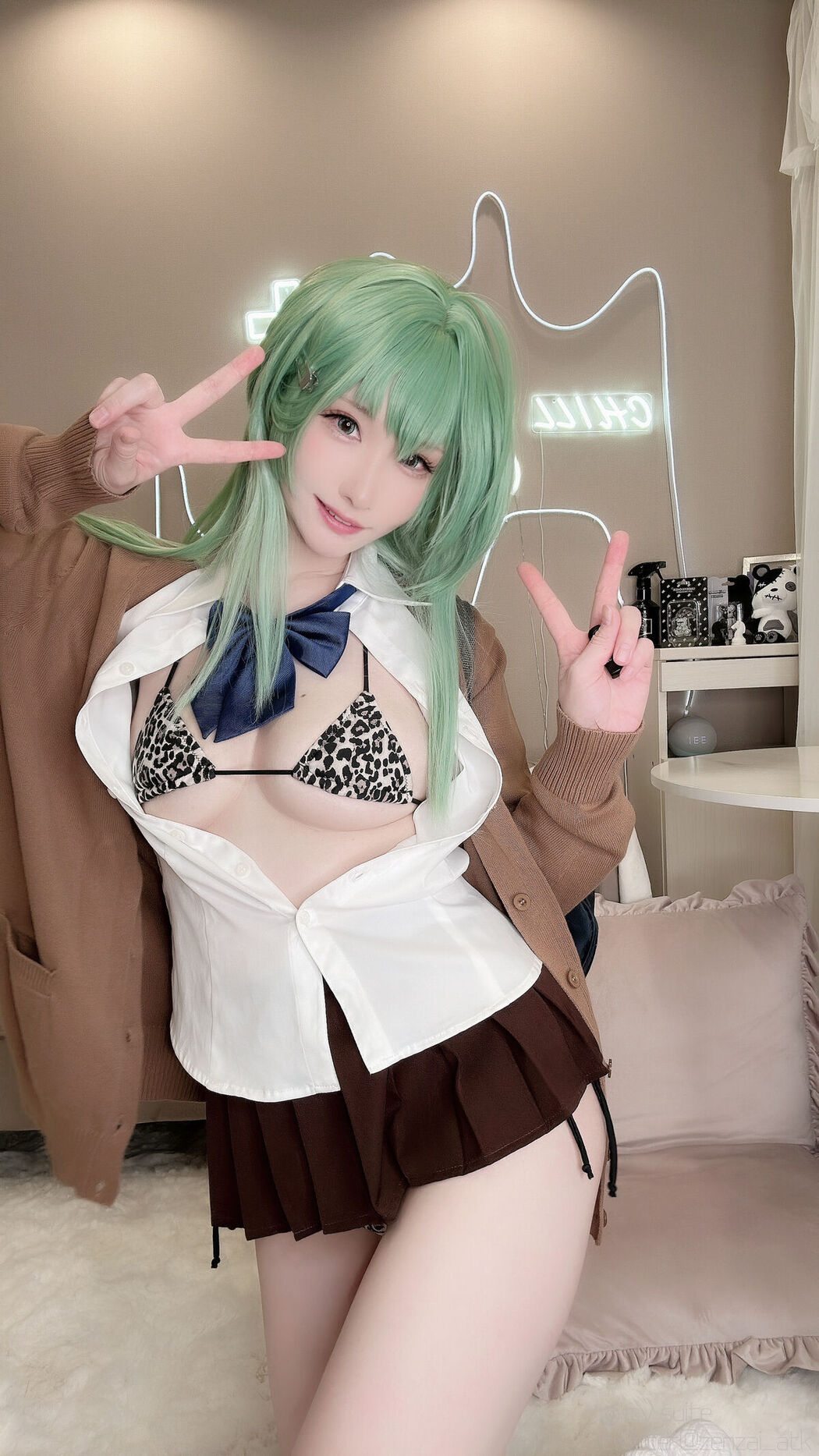 Coser@あつき Atsuki &#8211; Gal Suzuya Selfie ギャル鈴谷自撮り Part05 (60P)