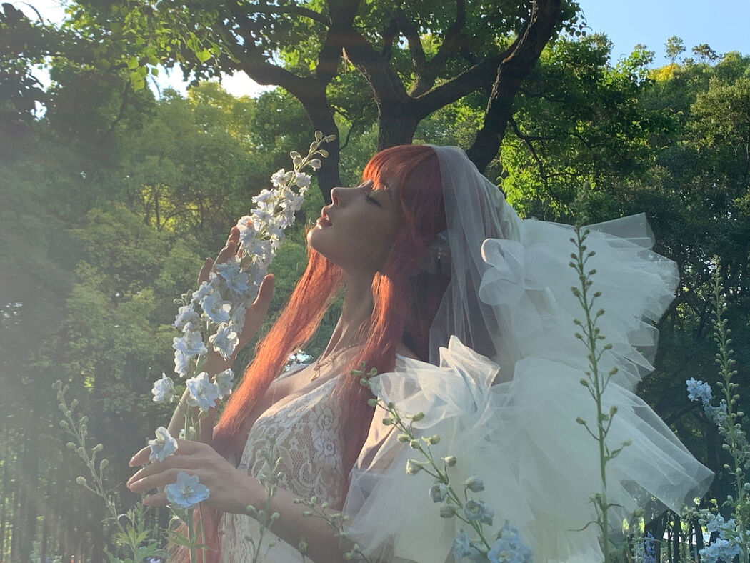 Coser@蠢沫沫 Chunmomo &#8211; 花丛婚纱 (67P)