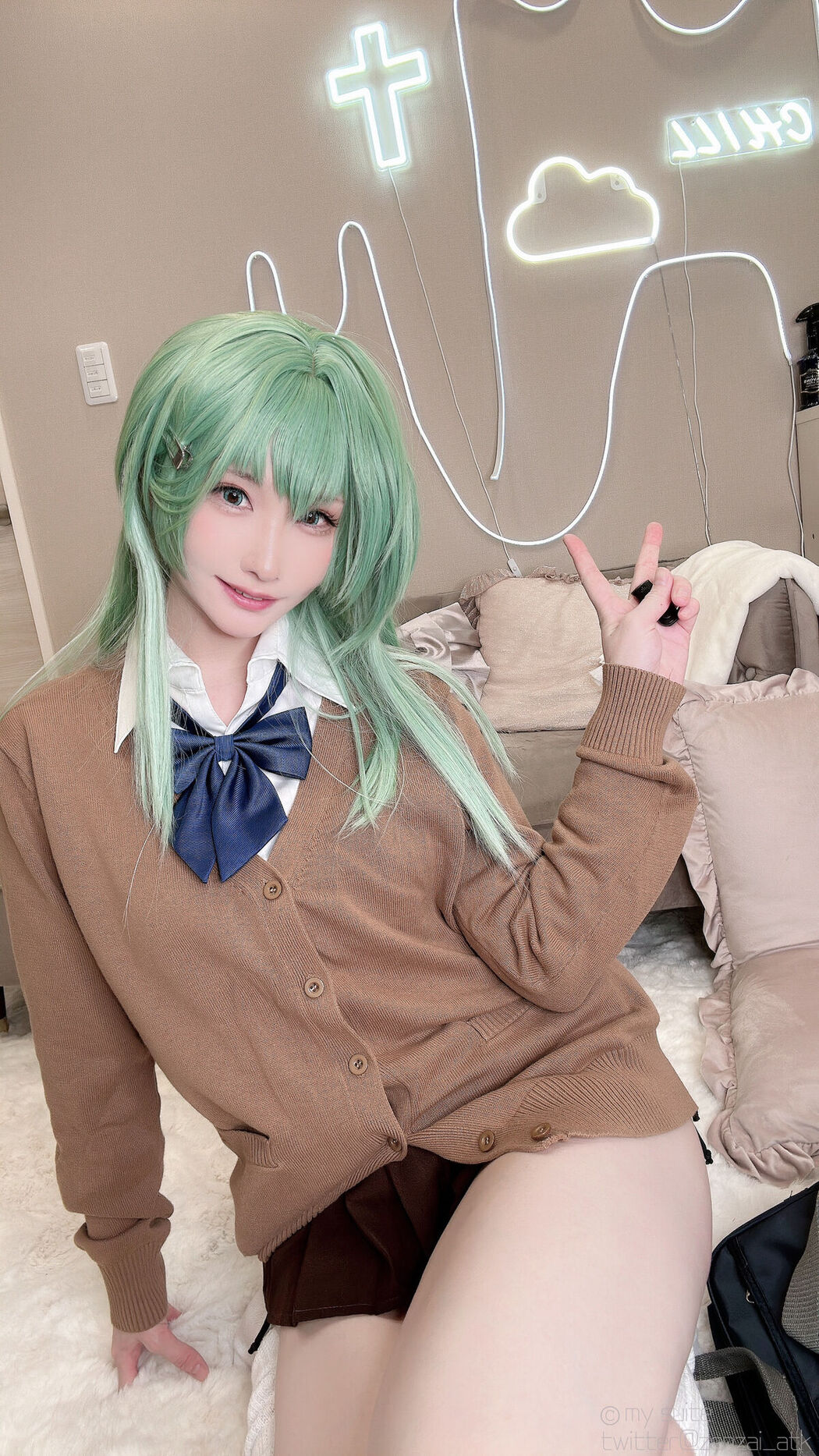 Coser@あつき Atsuki &#8211; Gal Suzuya Selfie ギャル鈴谷自撮り Part04 (61P)