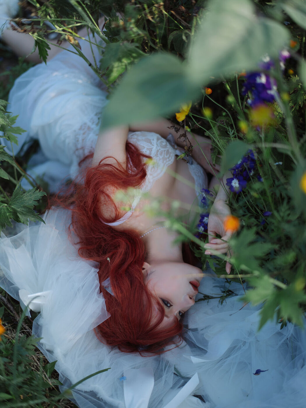 Coser@蠢沫沫 Chunmomo &#8211; 花丛婚纱 (67P)