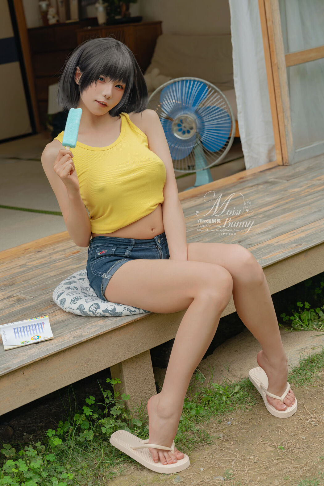 Coser@黏黏团子兔 &#8211; 8月作品 田舍生活 Part01 (49P &#8211; 1V)