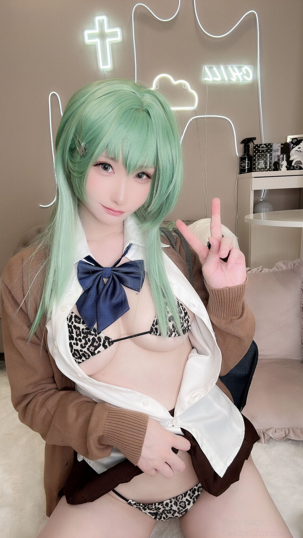 Coser@あつき Atsuki &#8211; Gal Suzuya Selfie ギャル鈴谷自撮り Part05 (60P)
