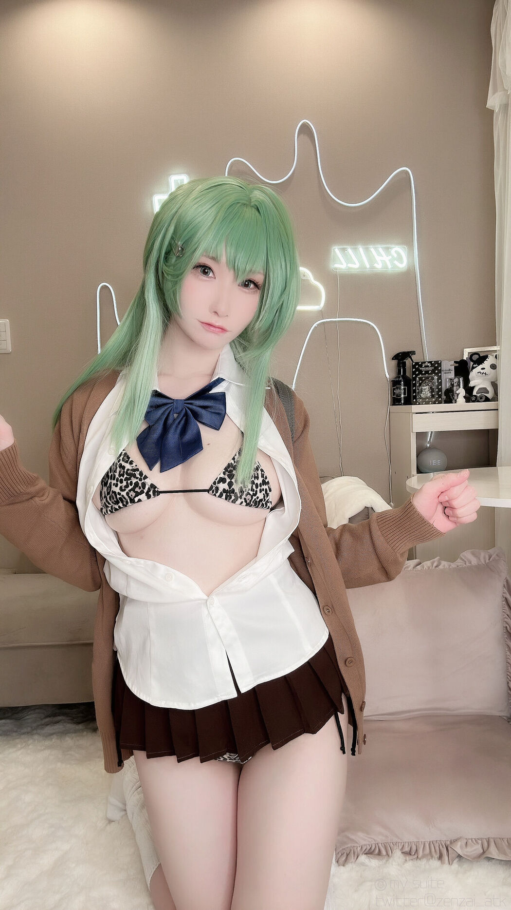 Coser@あつき Atsuki &#8211; Gal Suzuya Selfie ギャル鈴谷自撮り Part05 (60P)