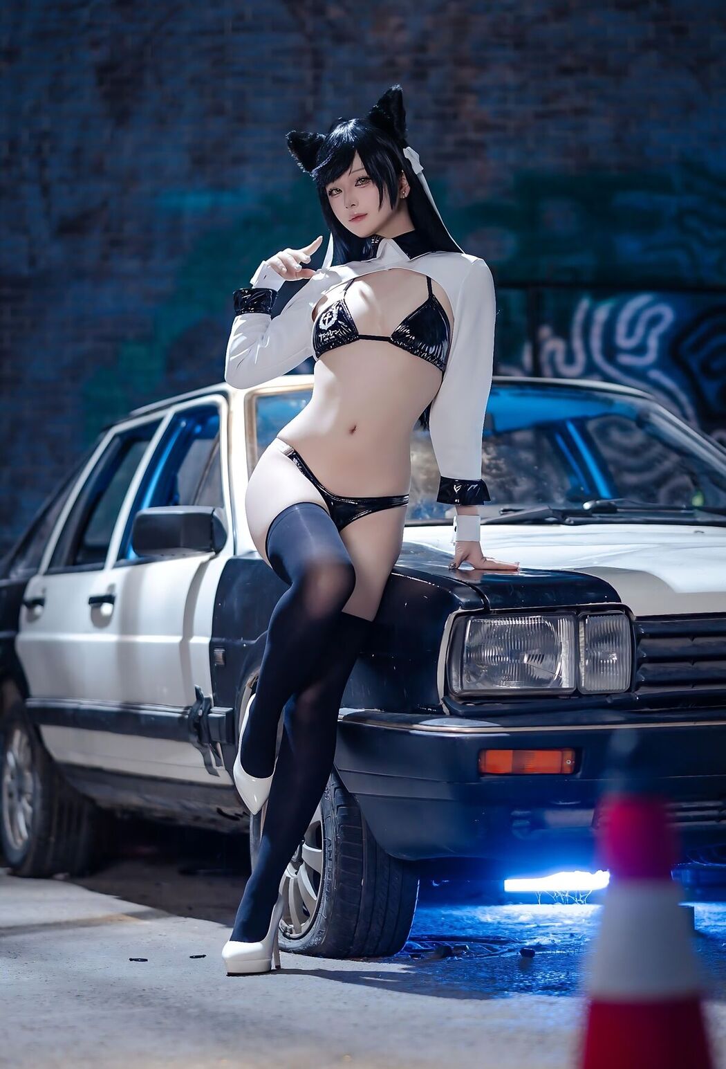 Coser@屿鱼 &#8211; 碧蓝航线 爱宕赛车服 Part01 (58P)