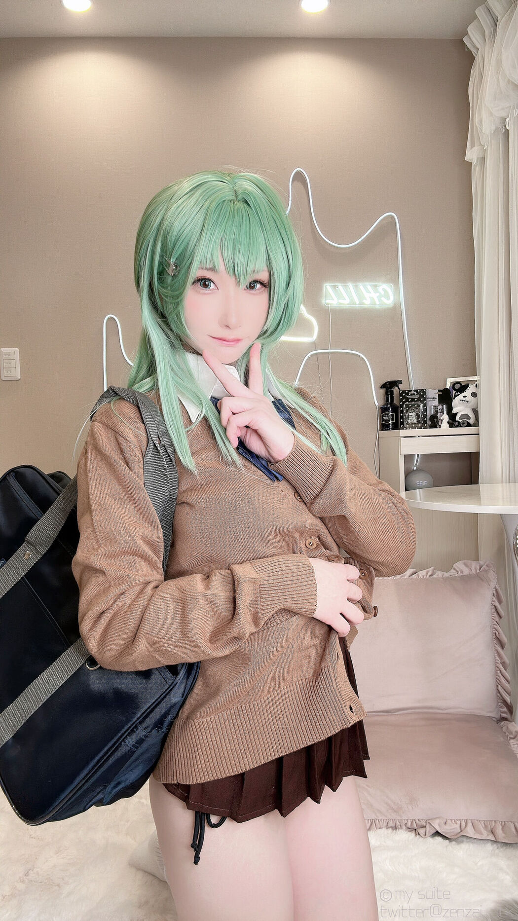 Coser@あつき Atsuki &#8211; Gal Suzuya Selfie ギャル鈴谷自撮り Part03 (61P)
