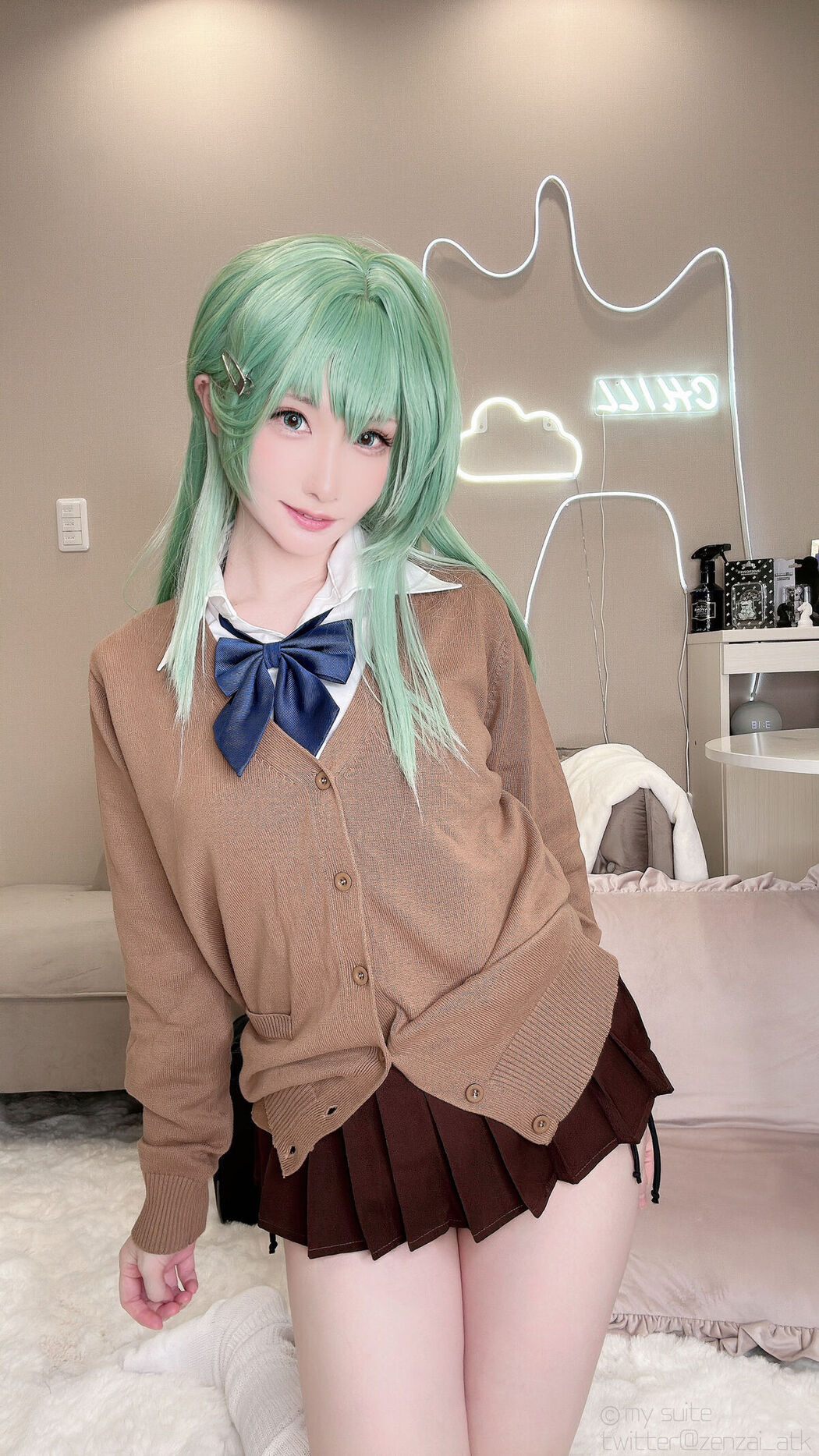 Coser@あつき Atsuki &#8211; Gal Suzuya Selfie ギャル鈴谷自撮り Part02 (61P)