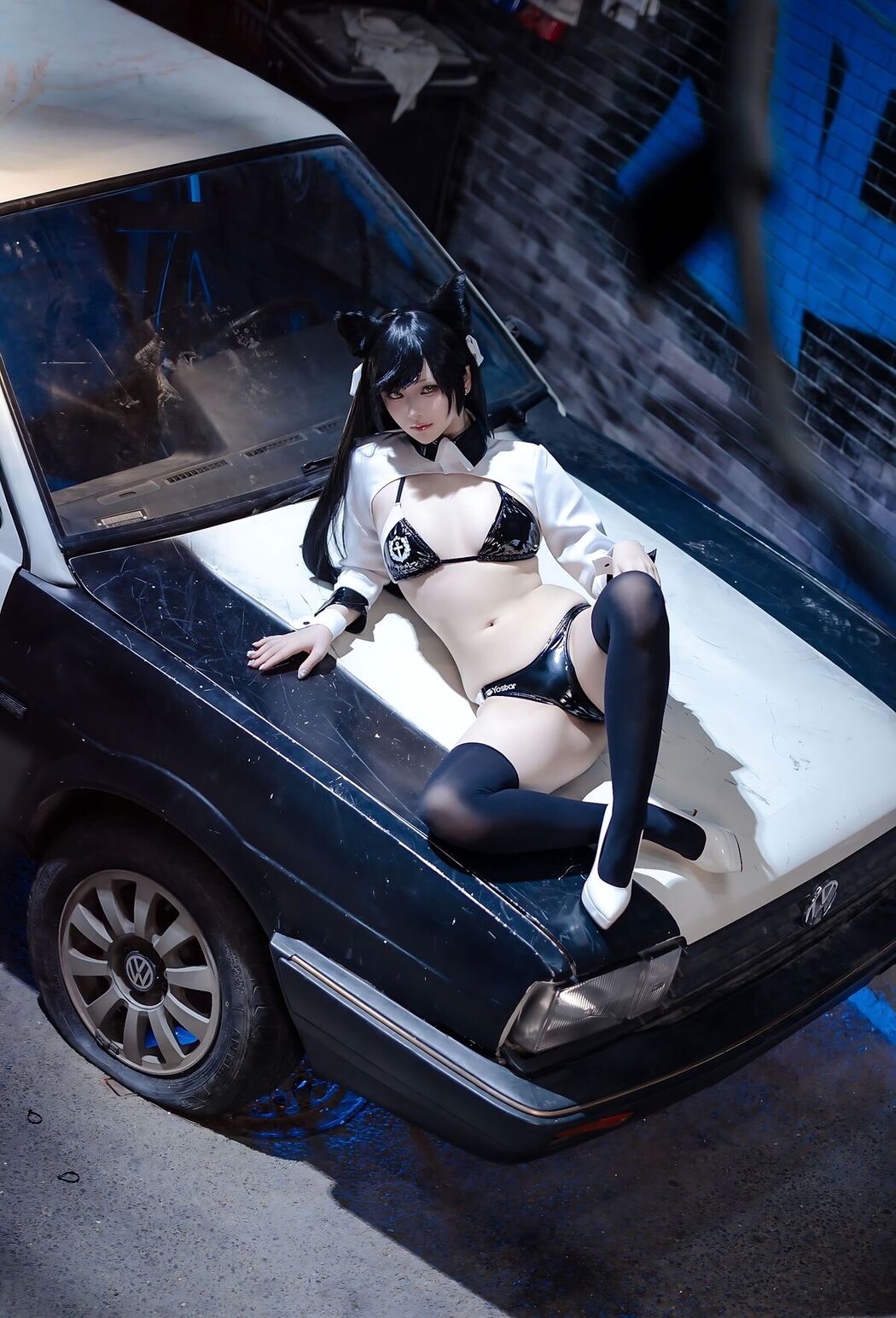 Coser@屿鱼 &#8211; 碧蓝航线 爱宕赛车服 Part01 (58P)