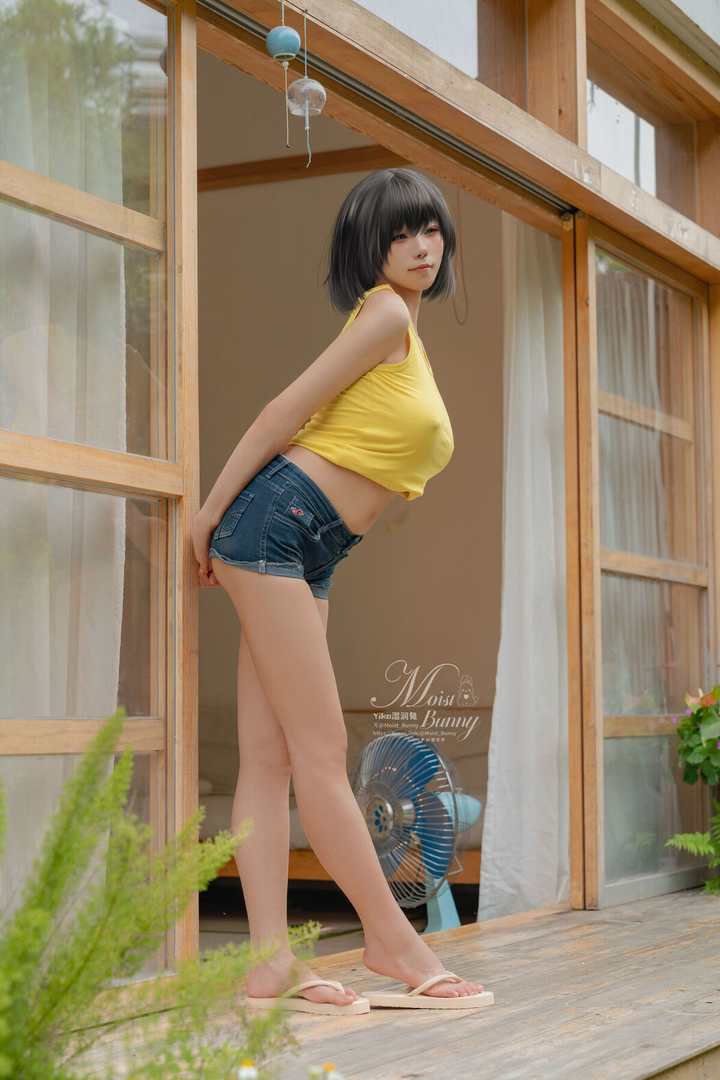 Coser@黏黏团子兔 &#8211; 8月作品 田舍生活 Part01 (49P &#8211; 1V)