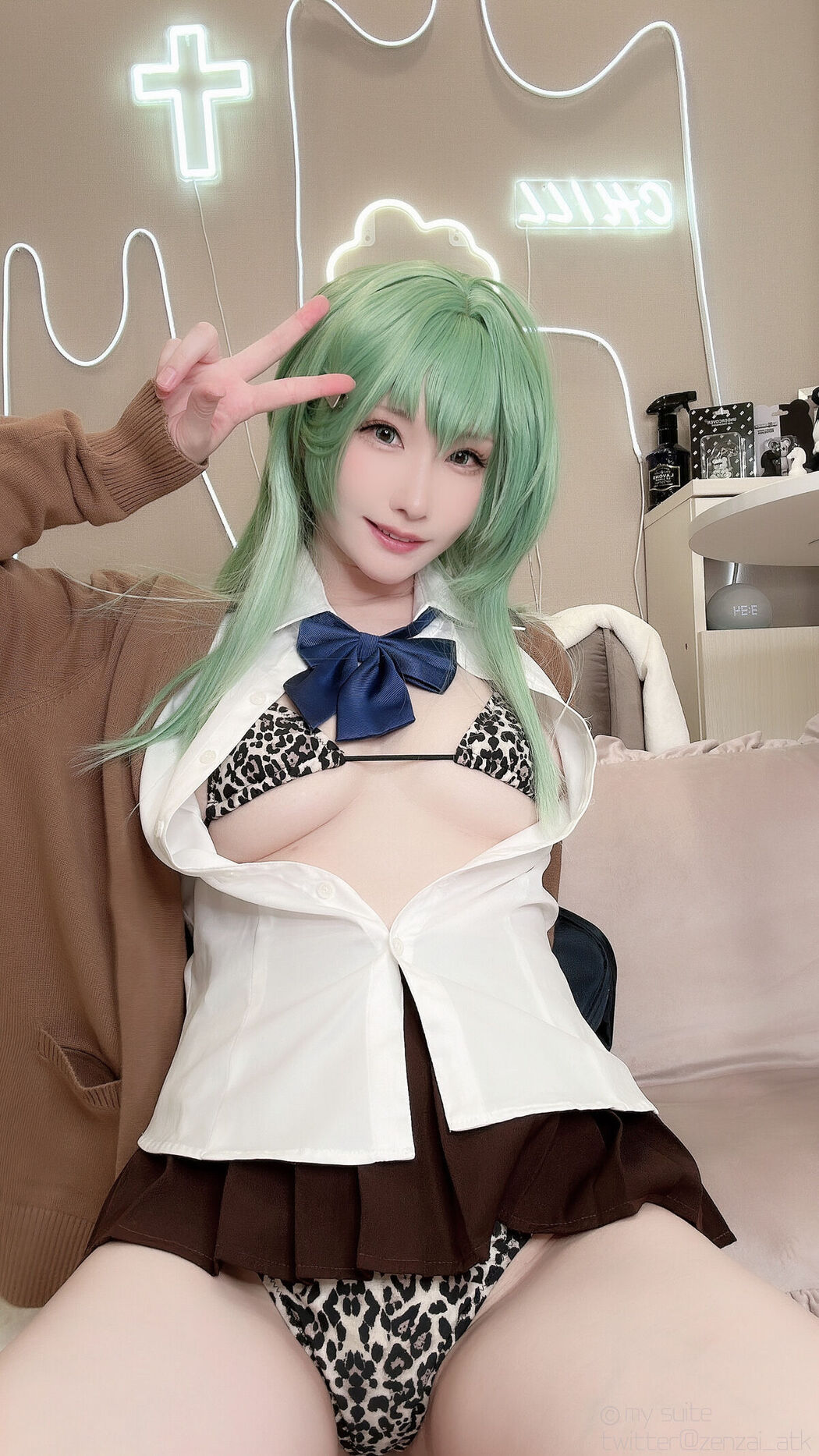 Coser@あつき Atsuki &#8211; Gal Suzuya Selfie ギャル鈴谷自撮り Part05 (60P)