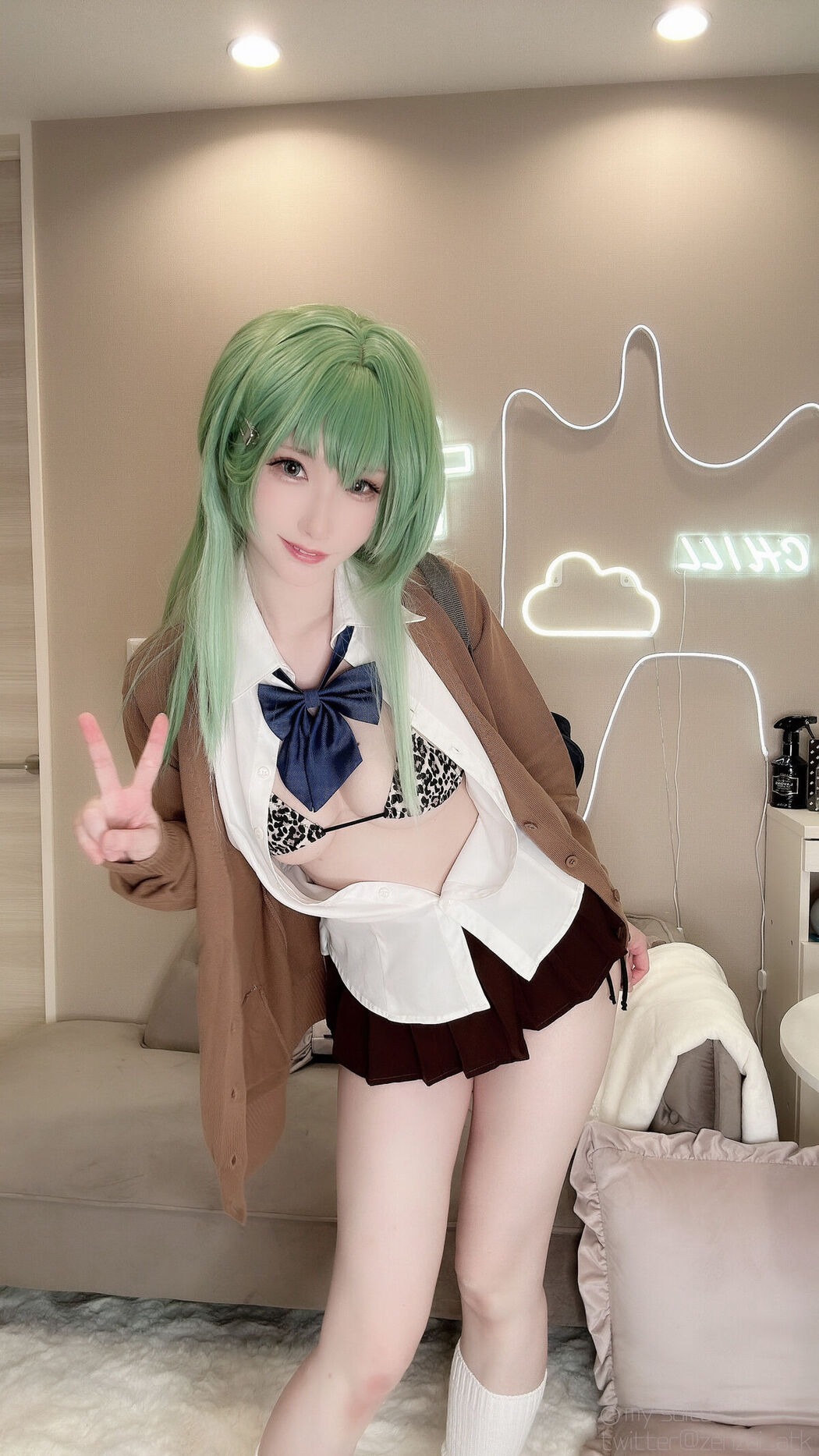 Coser@あつき Atsuki &#8211; Gal Suzuya Selfie ギャル鈴谷自撮り Part05 (60P)