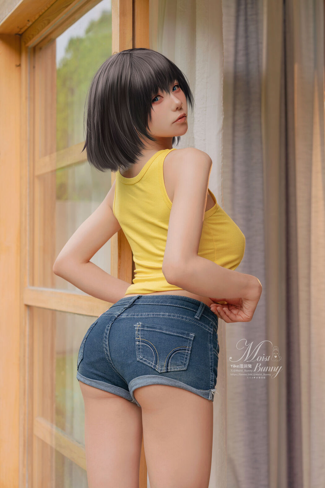 Coser@黏黏团子兔 &#8211; 8月作品 田舍生活 Part02 (49P)