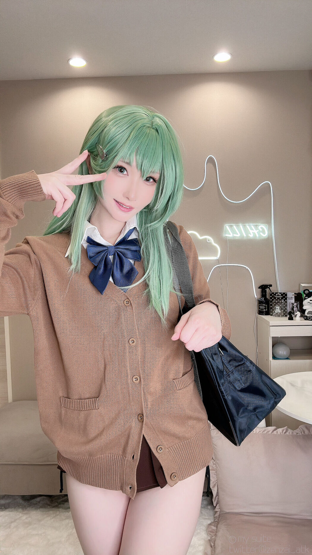 Coser@あつき Atsuki &#8211; Gal Suzuya Selfie ギャル鈴谷自撮り Part04 (61P)