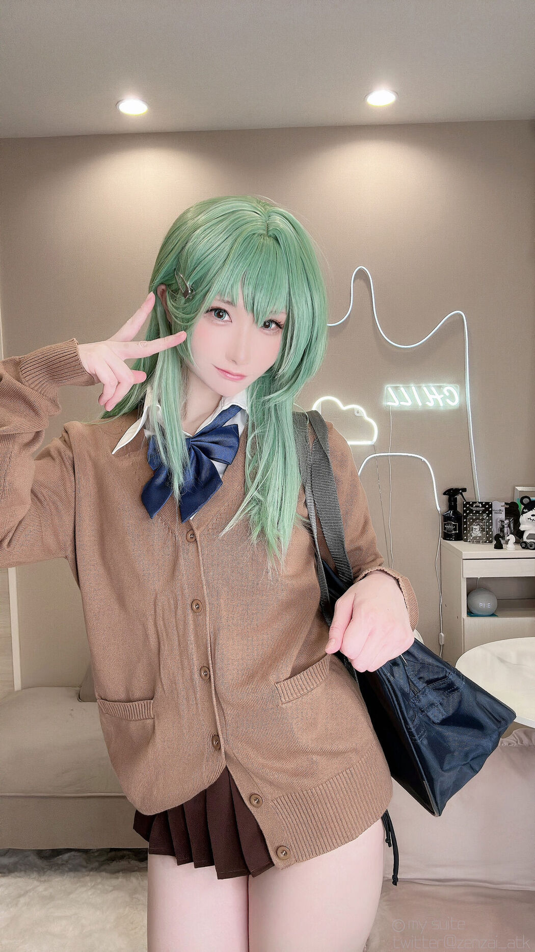 Coser@あつき Atsuki &#8211; Gal Suzuya Selfie ギャル鈴谷自撮り Part02 (61P)