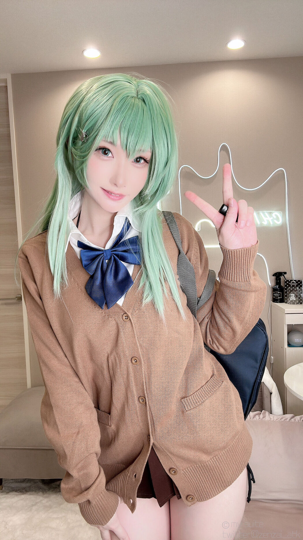 Coser@あつき Atsuki &#8211; Gal Suzuya Selfie ギャル鈴谷自撮り Part03 (61P)