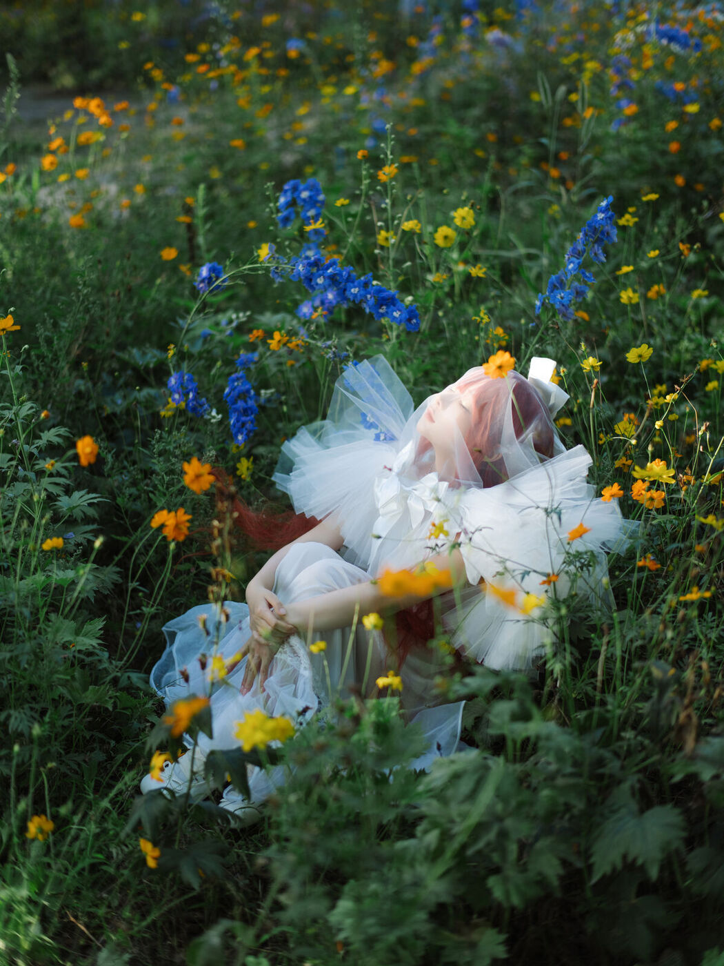 Coser@蠢沫沫 Chunmomo &#8211; 花丛婚纱 (67P)