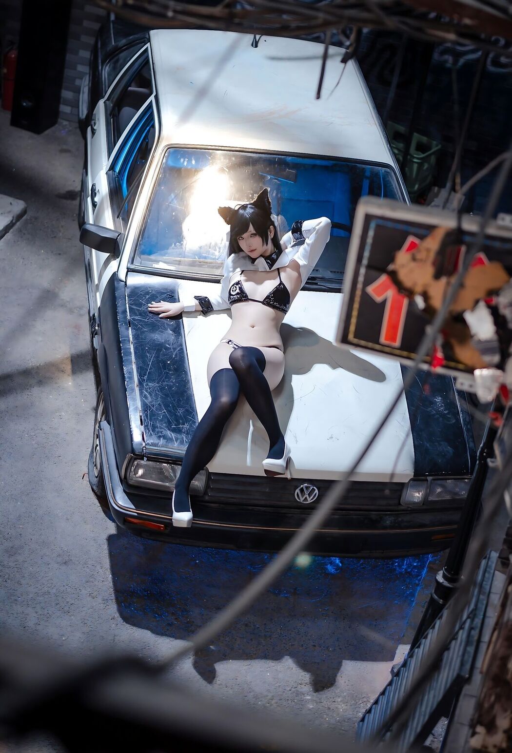 Coser@屿鱼 &#8211; 碧蓝航线 爱宕赛车服 Part01 (58P)