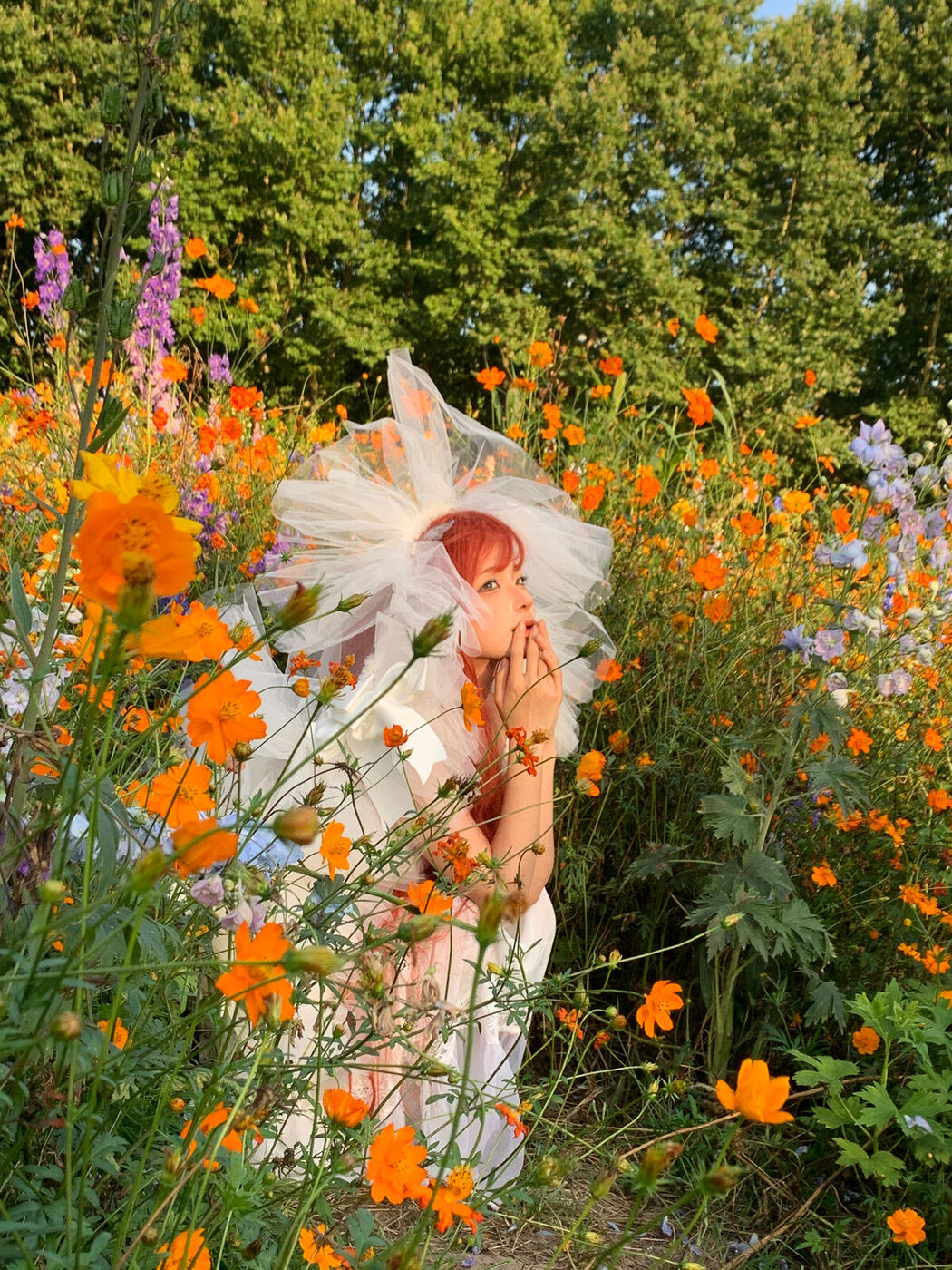 Coser@蠢沫沫 Chunmomo &#8211; 花丛婚纱 (67P)