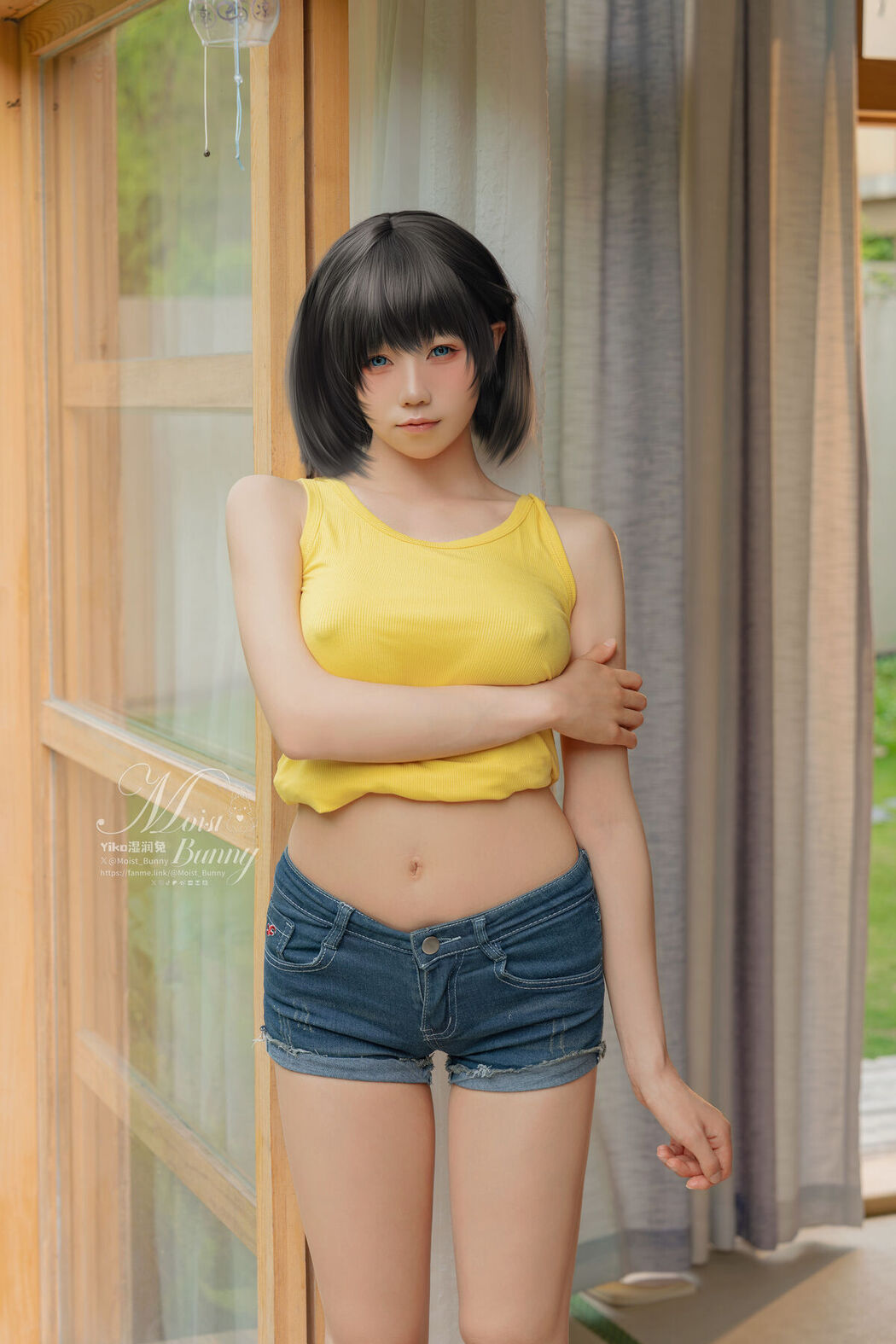 Coser@黏黏团子兔 &#8211; 8月作品 田舍生活 Part02 (49P)