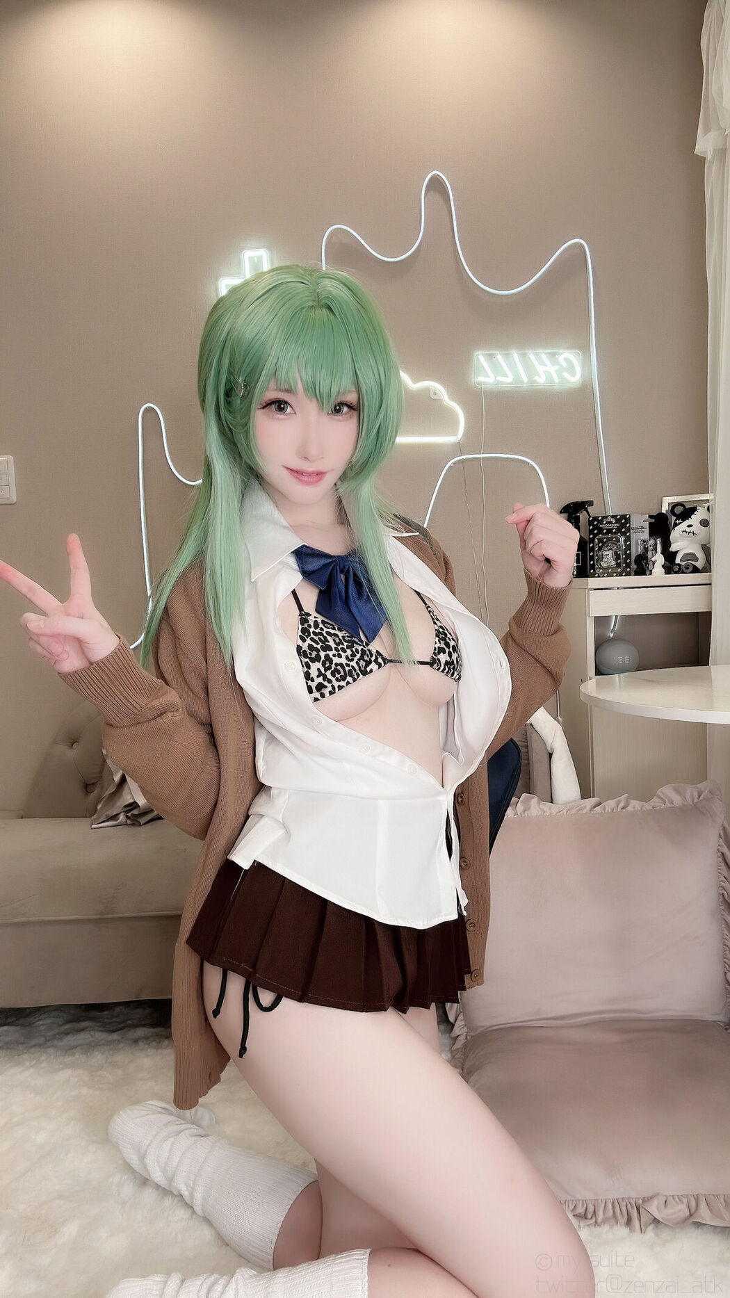 Coser@あつき Atsuki &#8211; Gal Suzuya Selfie ギャル鈴谷自撮り Part05 (60P)