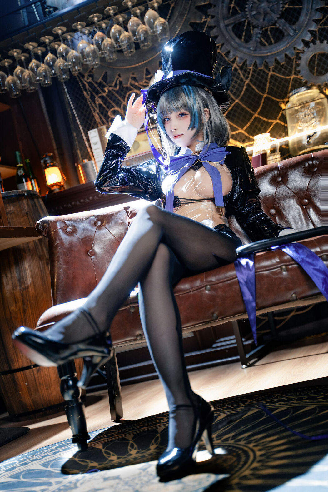 Coser@三無人型 – 碧蓝航线 柴郡绚烂夜梦 (40P)