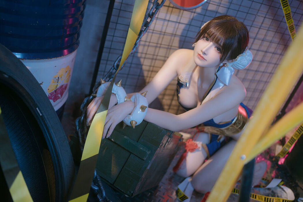 Coser@鹿八岁 – 春丽的格斗辅导 (91P)