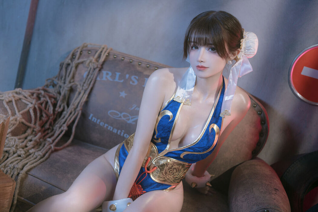 Coser@鹿八岁 – 春丽的格斗辅导 (91P)