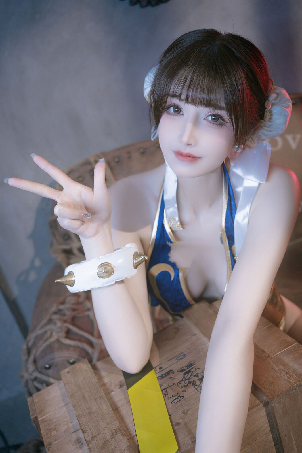 Coser@鹿八岁 – 春丽的格斗辅导 (91P)