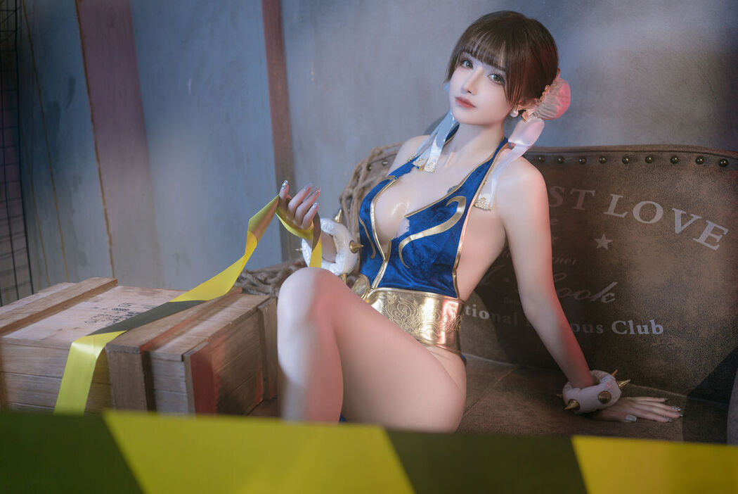 Coser@鹿八岁 – 春丽的格斗辅导 (91P)