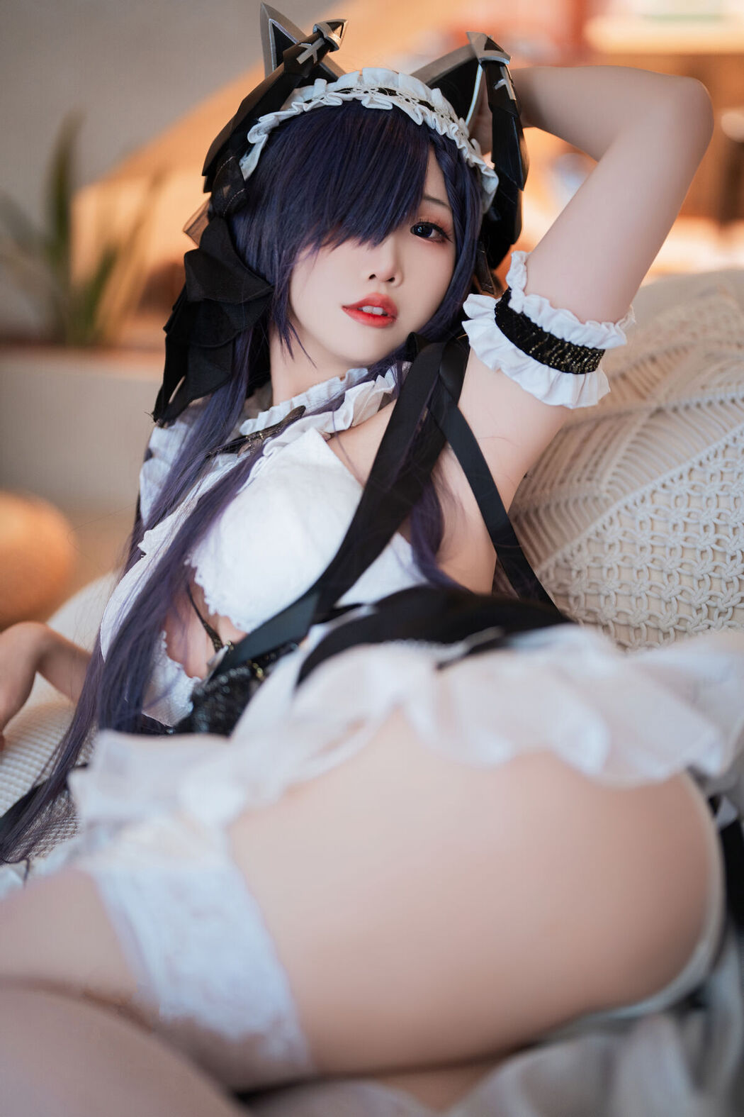 Coser@面饼仙儿 – 碧蓝航线 奥古斯特 女仆 (43P)