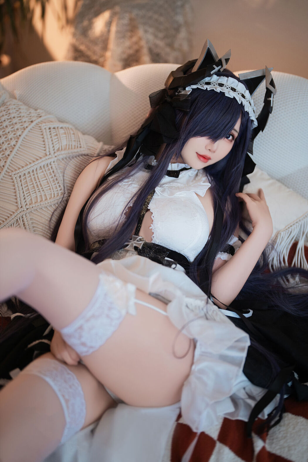 Coser@面饼仙儿 – 碧蓝航线 奥古斯特 女仆 (43P)