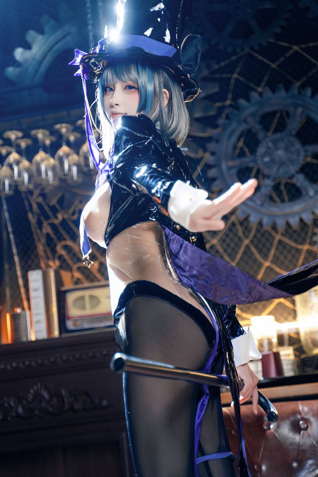 Coser@三無人型 – 碧蓝航线 柴郡绚烂夜梦 (40P)