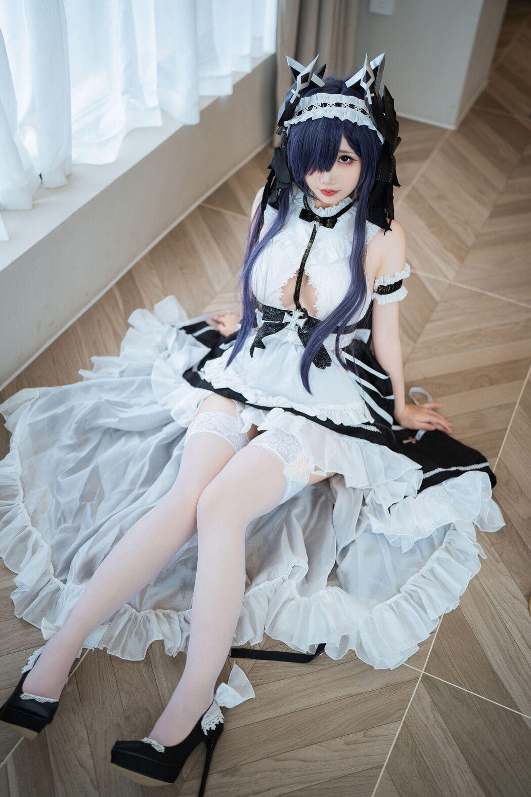 Coser@面饼仙儿 – 碧蓝航线 奥古斯特 女仆 (43P)
