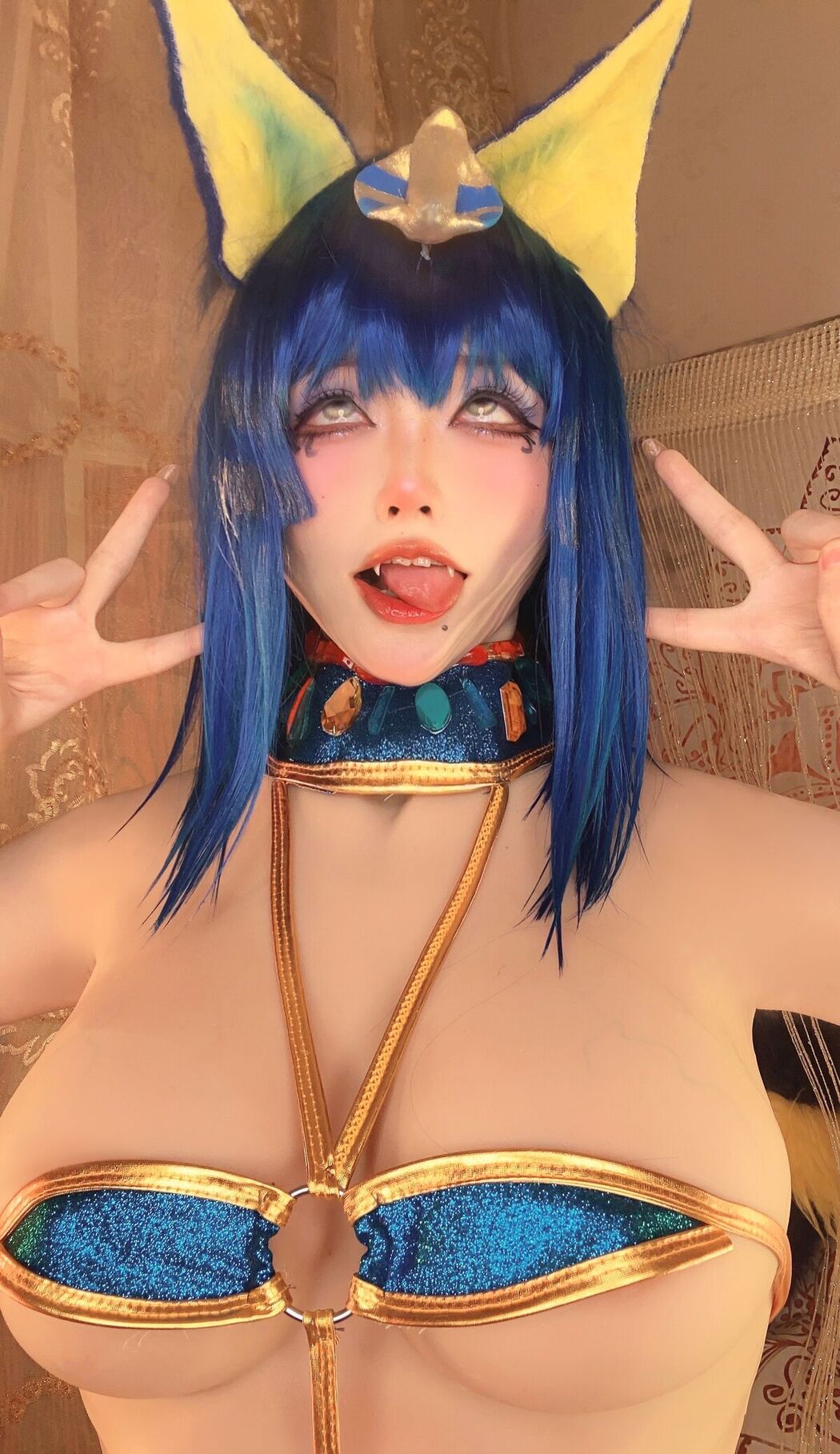 Coser@起司块wii &#8211; 埃及猫 (57P &#8211; 4V)