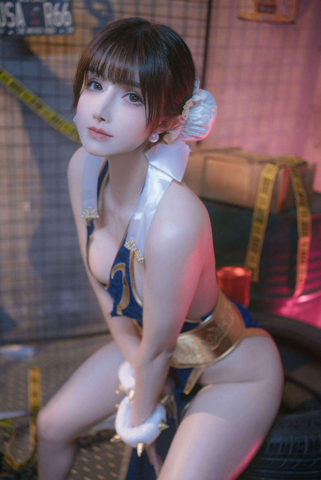 Coser@鹿八岁 – 春丽的格斗辅导 (91P)