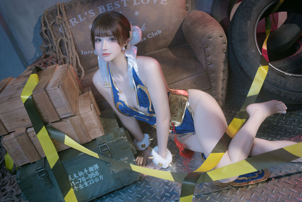Coser@鹿八岁 – 春丽的格斗辅导 (91P)