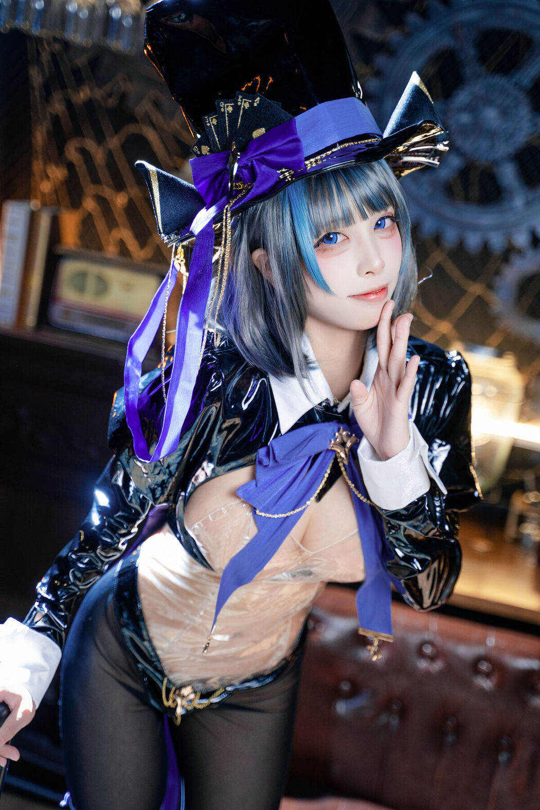 Coser@三無人型 – 碧蓝航线 柴郡绚烂夜梦 (40P)