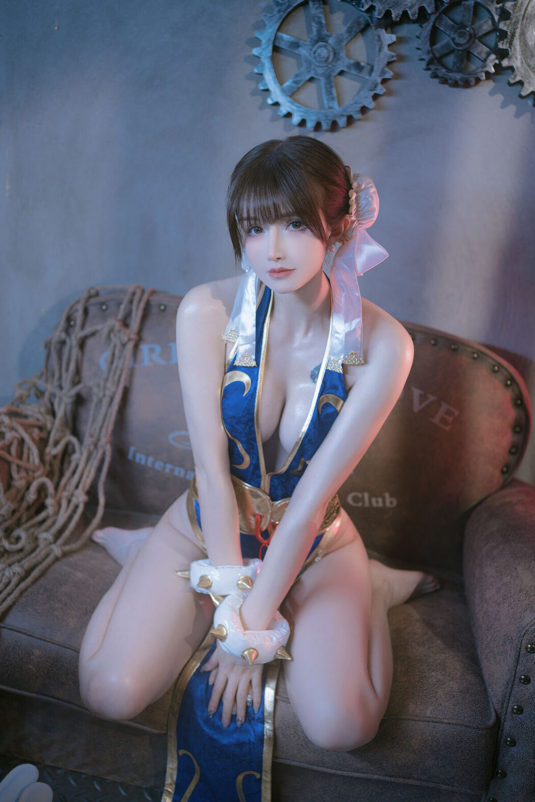 Coser@鹿八岁 – 春丽的格斗辅导 (91P)