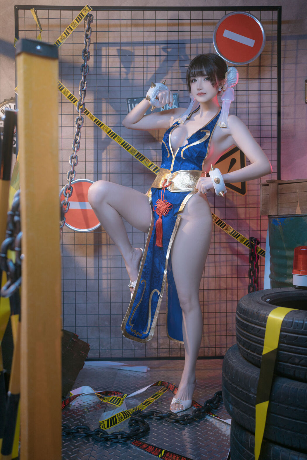 Coser@鹿八岁 – 春丽的格斗辅导 (91P)