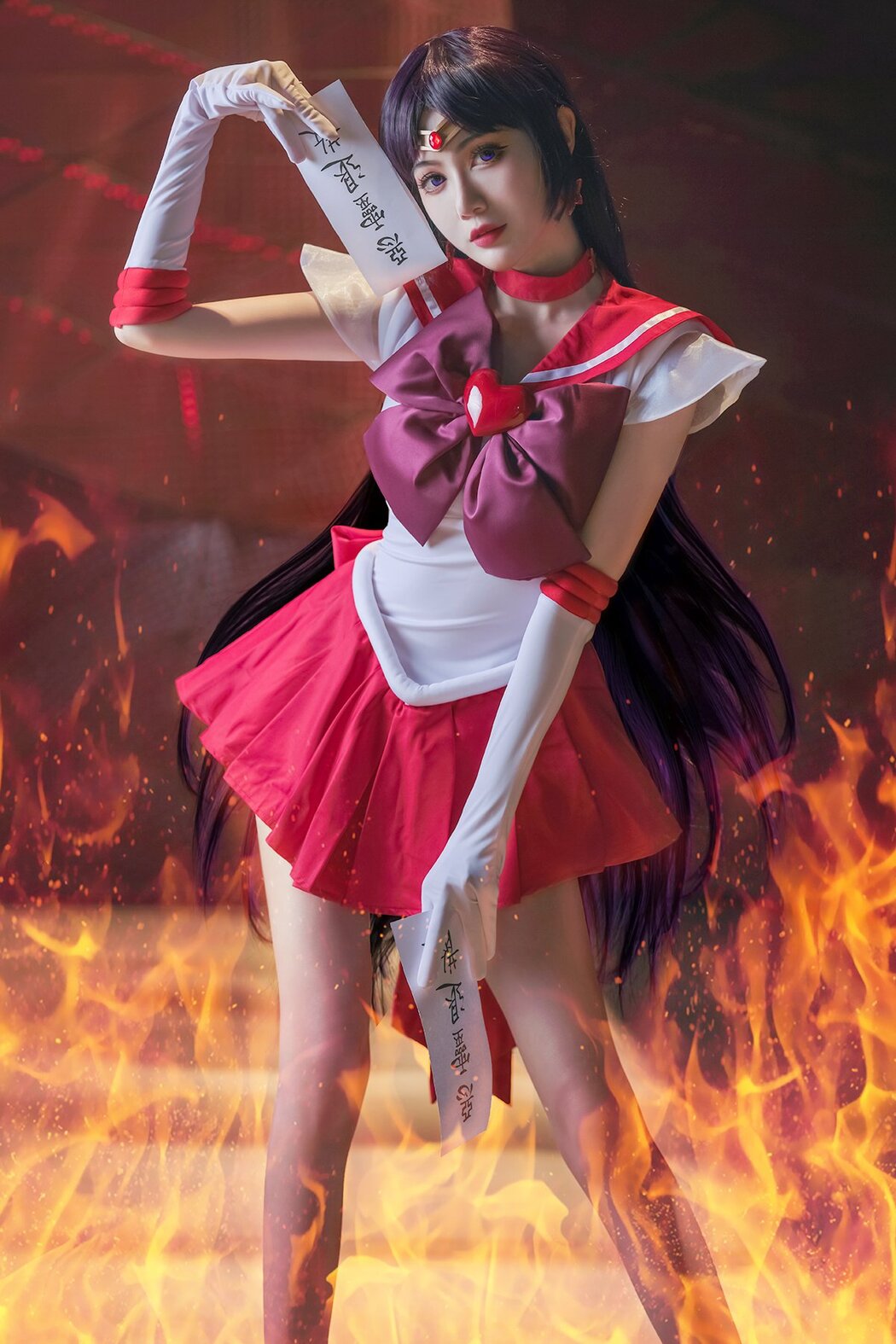 Coser@一米八的大梨子 – 火野丽 (48P) Cover Photo