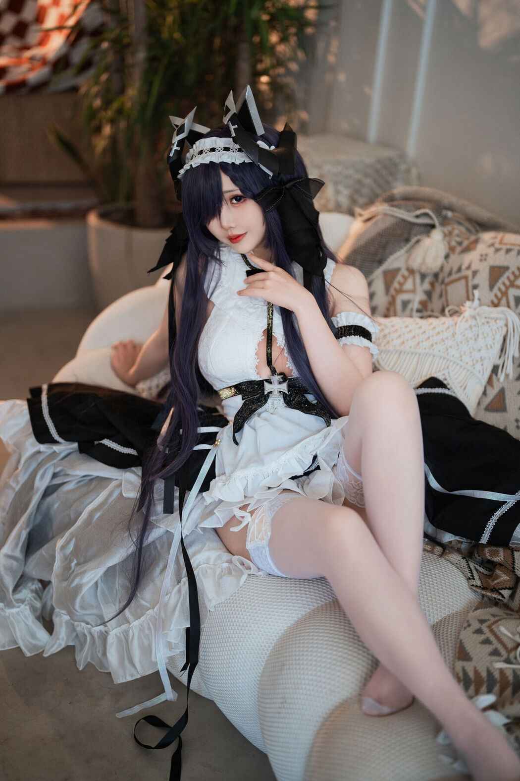 Coser@面饼仙儿 – 碧蓝航线 奥古斯特 女仆 (43P)