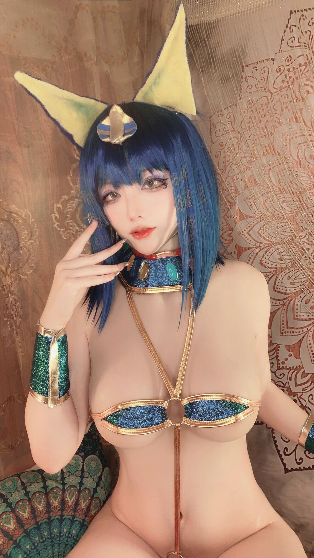 Coser@起司块wii &#8211; 埃及猫 (57P &#8211; 4V)