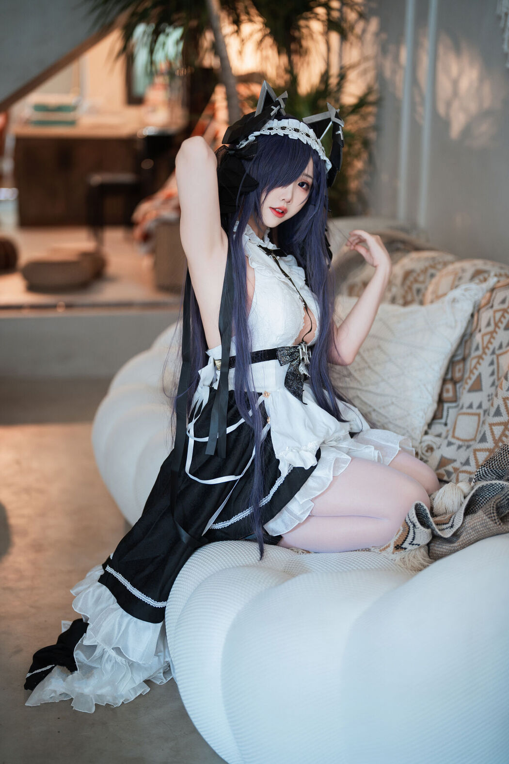 Coser@面饼仙儿 – 碧蓝航线 奥古斯特 女仆 (43P)